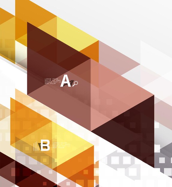 Vector geometric abstract background