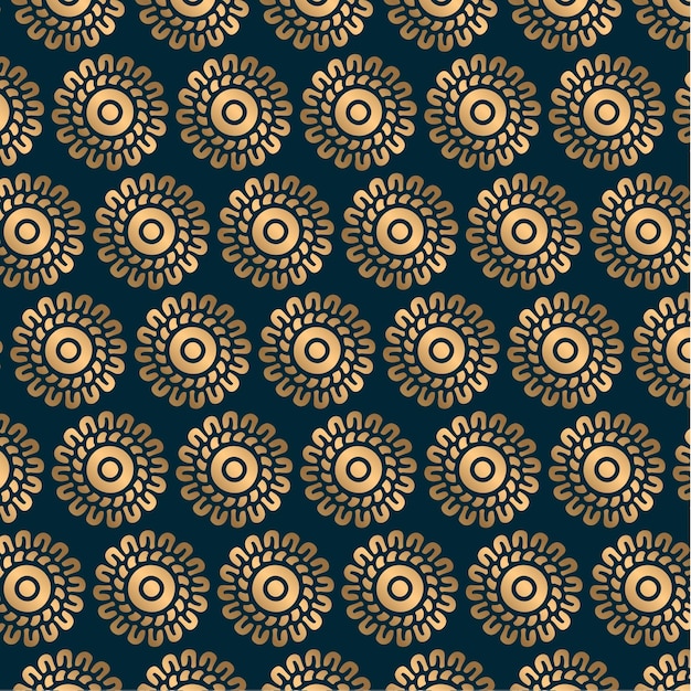 Vector geometric ornament abstract seamless pattern