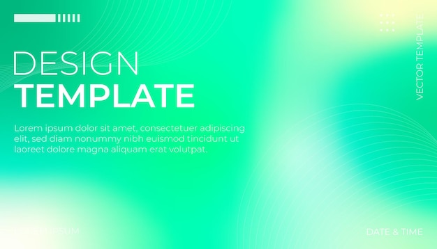 vector gradient background in green tones