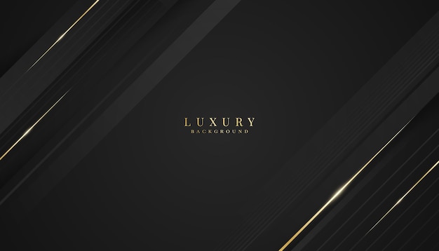 vector gradient black backgrounds with golden line