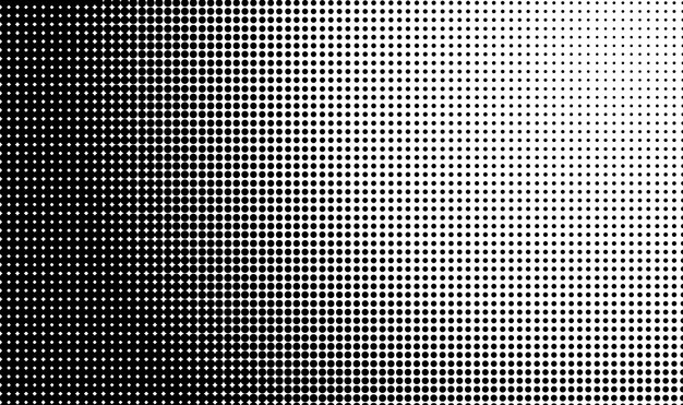 vector gradient black halftone dots background Pop art template