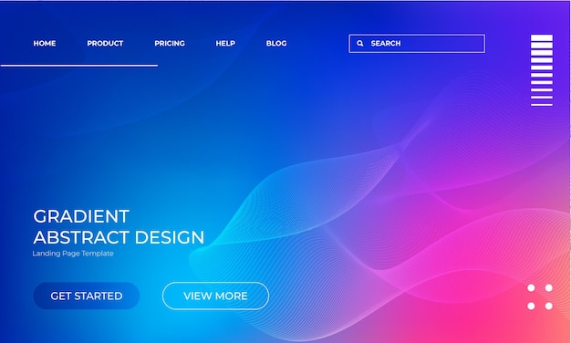 Vector Gradient Blurred Abstract Background