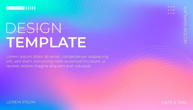 Vector Gradient trendy background