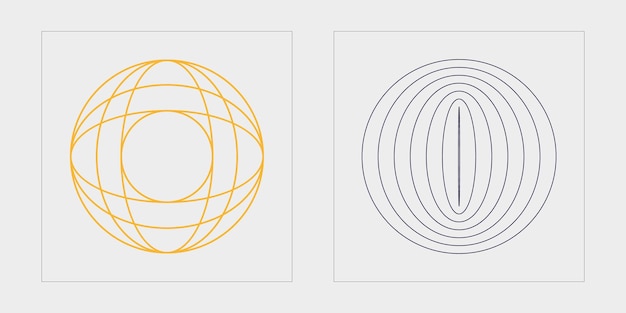 vector graphic assets set big collection of abstract graphic geometric symbols objects in y2k style