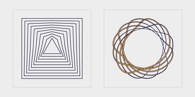 Vector Graphic Assets Set Brutalism star and flower shapes Objects in y2k style