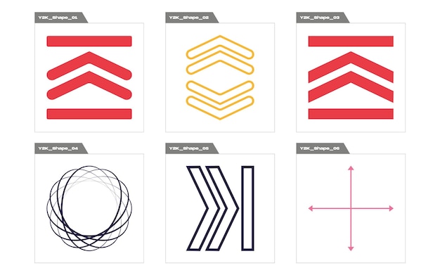 vector graphic assets set extraordinary graphic assets templates for notes posters