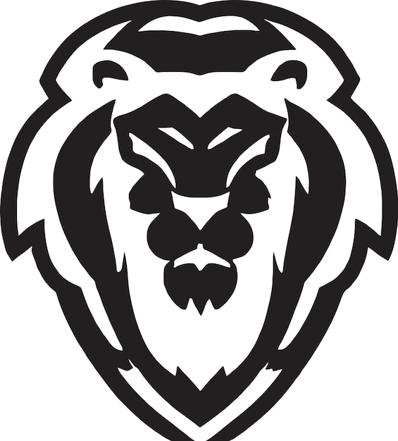 vector graphics of lion with open book emblem icons