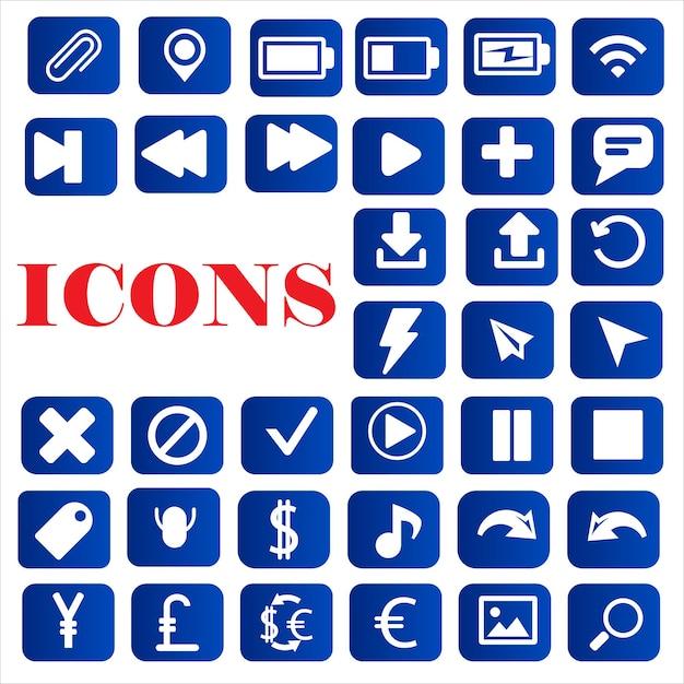 Vector Icons Template