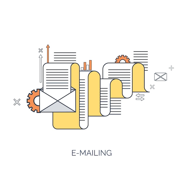 Vector illustration flat computing background programming coding web development and search seo