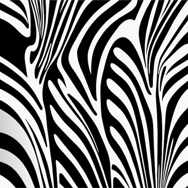 Vector illustration of seamless zebra pattern