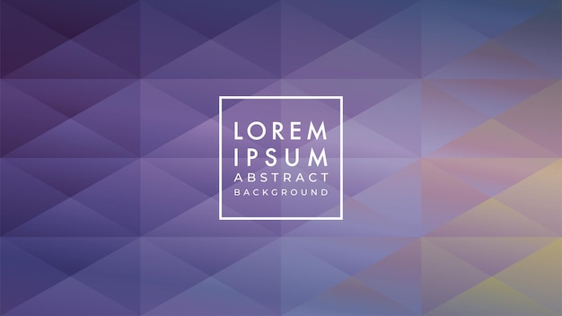 Vector illustration of tile rectangular triangle pattern Soft purple violet color gradient Multicolor abstract geometric background design template