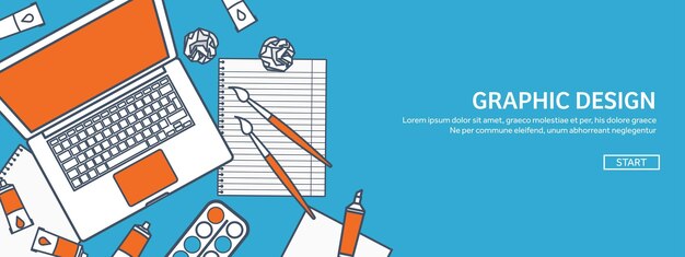 Vector illustration study and education lined flat style knowledge information school learning
