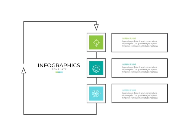 vector infographic label design template with icons and 3 options or steps