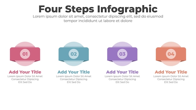 vector infographic template business concept with step