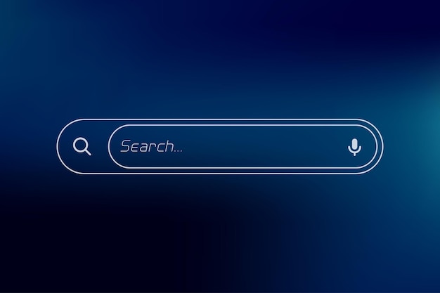 vector internet browser search engine search bar for ui mobile app search address and navigation bar