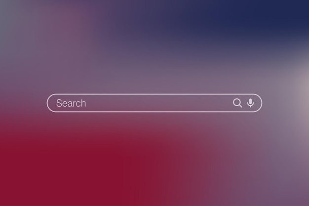 vector internet browser search engine search bar for ui mobile app search address and navigation bar
