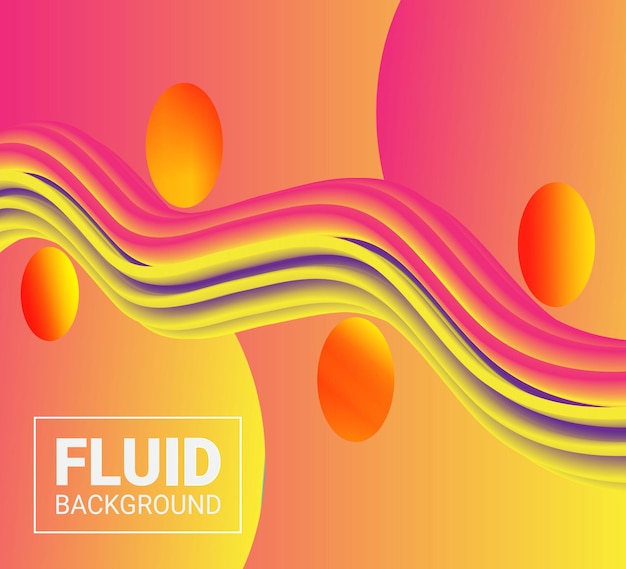vector Memphis fluid background design