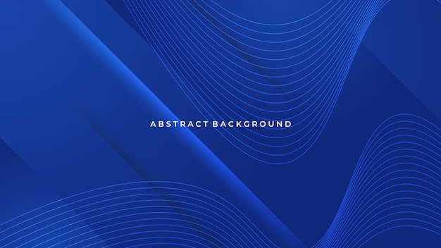 vector minimal geometric blue stripe shape background