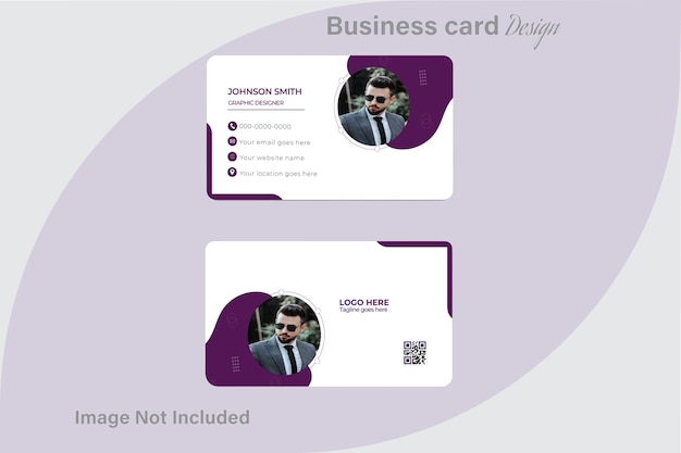vector modern business card design templet
