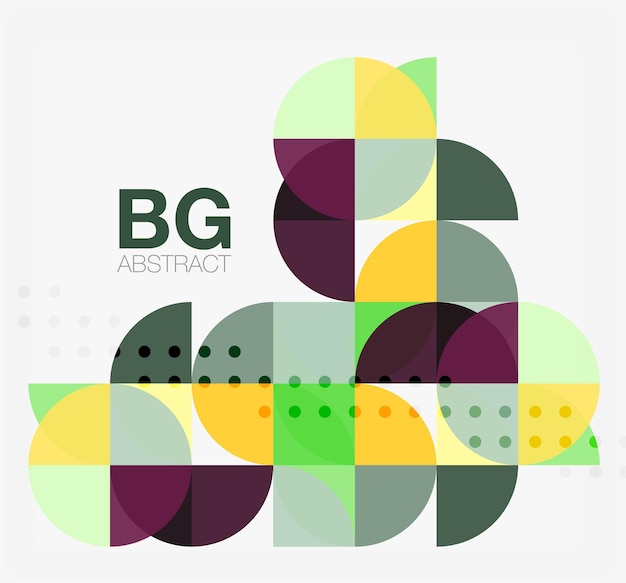 vector modern elegant circle banner vector template background for workflow layout diagram number options or web design