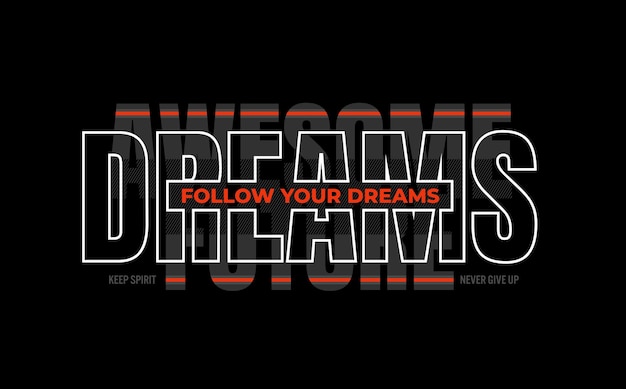 Vector motivational poster and t shirt design premium vector