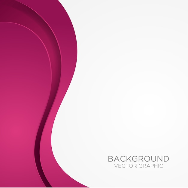 Vector nền đường lượn sóng lớp giấy chồng lên nhau