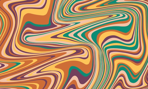 Vector nền psychedelic trừu tượng đầy phong cách