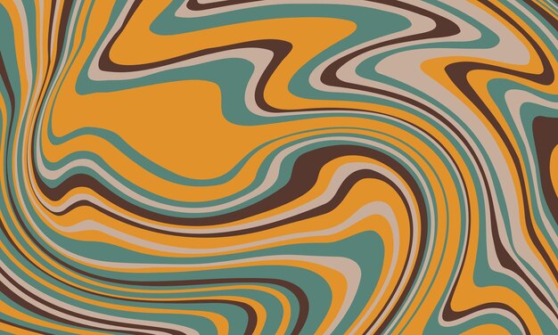 Vector nền psychedelic trừu tượng đầy phong cách