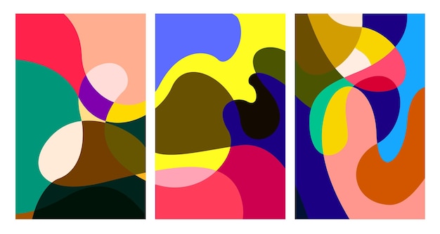 Vector nền trừu tượng psychedelic chất lỏng và chất lưu đầy màu sắc