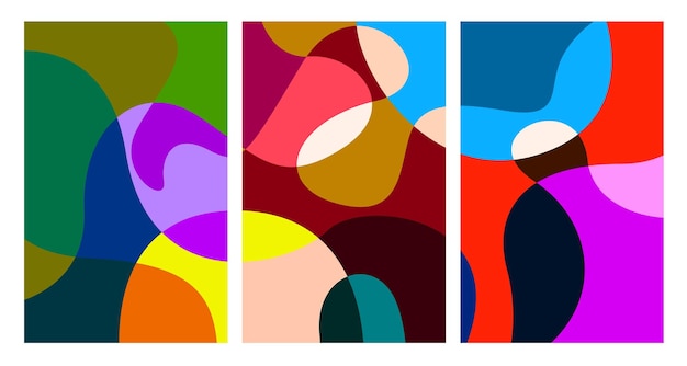 Vector nền trừu tượng psychedelic chất lỏng và chất lưu đầy màu sắc