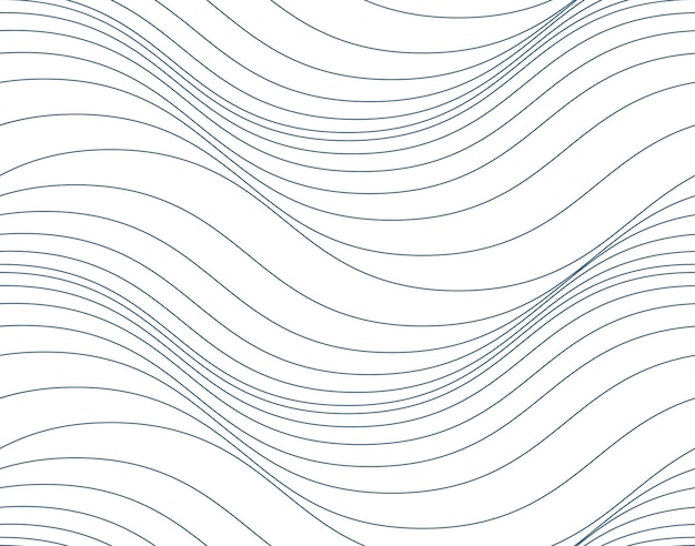 Vector ornamental continuous background made using undulate lines and curves. Monochrome netting composition can be used as wallpaper pattern.