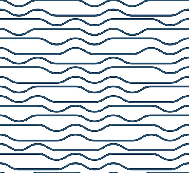 Vector ornamental continuous background made using undulate lines and curves. Monochrome netting composition can be used as wallpaper pattern.