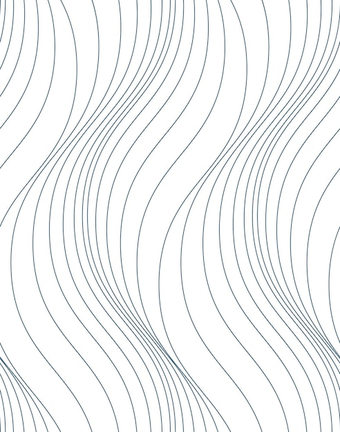 Vector ornamental continuous background made using undulate lines and curves. Monochrome netting composition can be used as wallpaper pattern.