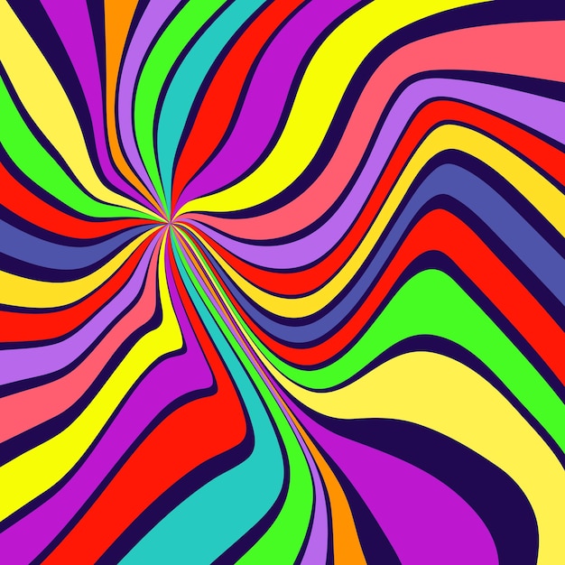 vector retro groovy vibrant background 70s retro vibes