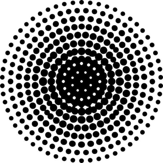 Vector retro style dot work halftone background