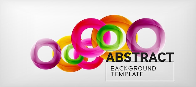 Vector rings abstract background