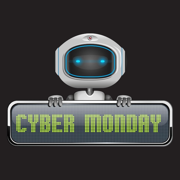 vector robot with electronic display8