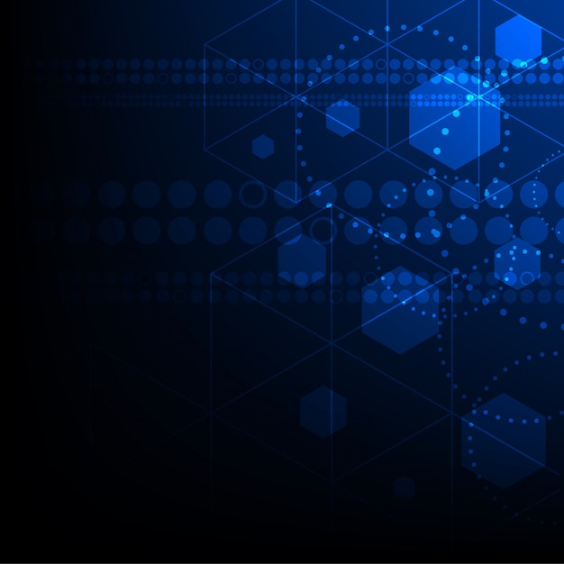 vector science technology abstract