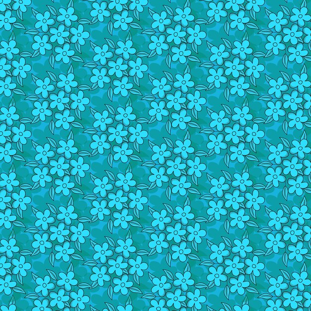 Vector seamless colorful floral pattern for background textures fabric print textiles wrapping