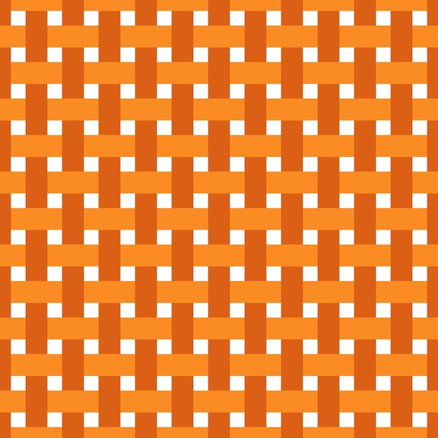 Vector seamless pattern braided orange