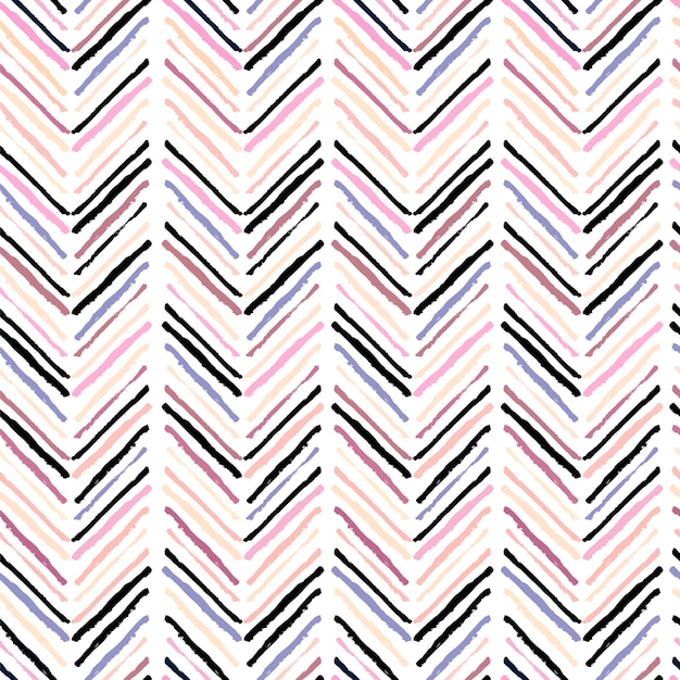Vector seamless pattern of modern brush spot