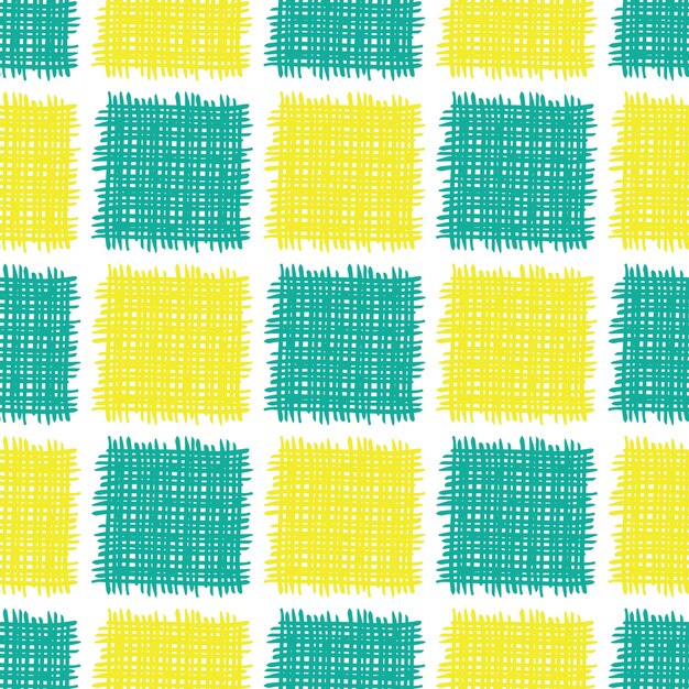 Vector Seamless pattern with abstract shapes.