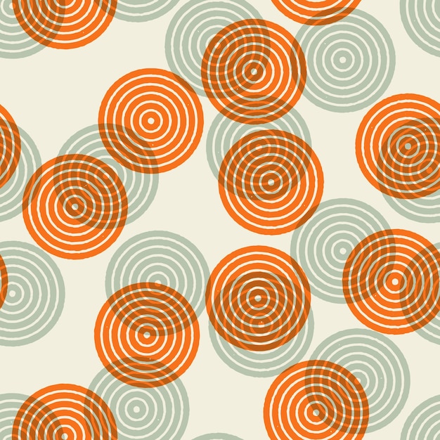 Vector seamless pattern with textured shapes in grunge style Print background wallpaper design