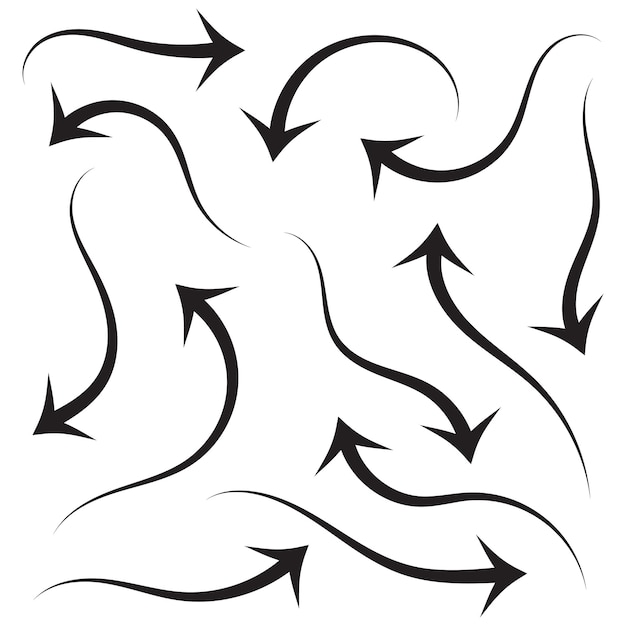 Vector Set Of Arrow Collection