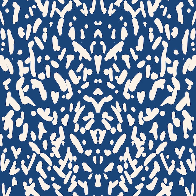 Vector shibori seamless print.