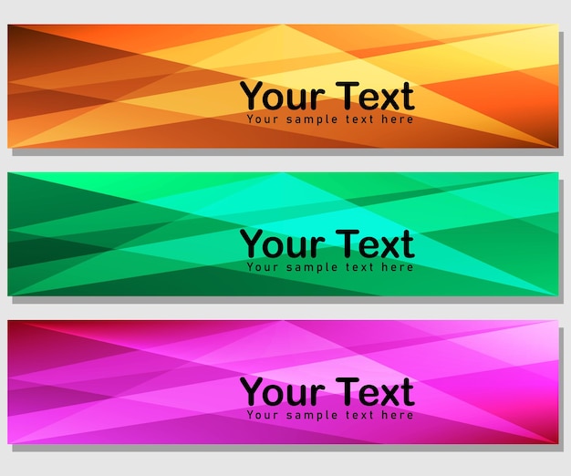 vector shiny geometric shape banner background