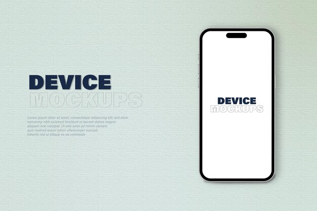 Vector smartphone Fully Editable File Replaceable Screen light Background