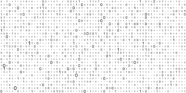 vector streaming binary code background matrix background with numbers 10 coding or hacking concept vector illustration
