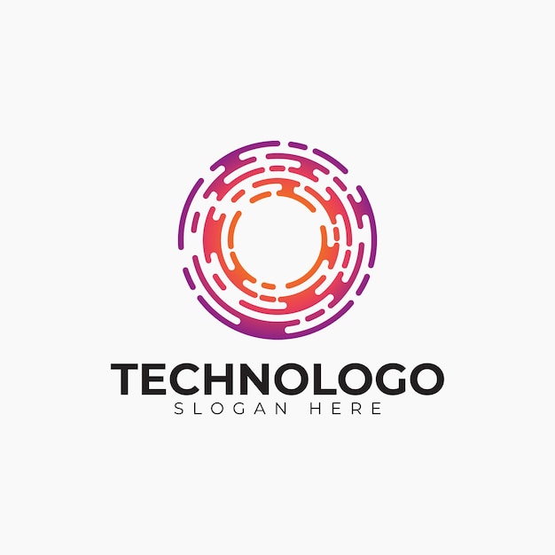 vector technology logo premium template