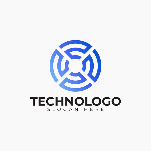 vector technology logo premium template